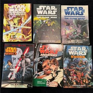 6 Star Wars books